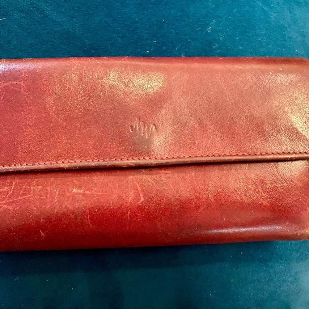 Monsac Cherry Leather Wallet